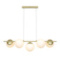 Preview: Nordlux Pendelleuchte Lilly Messing 5-flammig 5xE14 Spots dimmbar Metall 2612623035