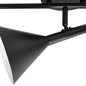 Preview: Nordlux Deckenleuchte Kelvis Schwarz 3-flammig 3xGU10 Spots dimmbar Metall 2612706003