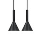 Preview: Nordlux Pendelleuchte Kelvis 2-Kit Schwarz 2-flammig 2xGU10 dimmbar Metall 2612723003