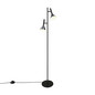 Preview: Nordlux Stehlampe Kelvis Schwarz 2-flammig 2xGU10 Metall 2612784003