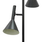 Preview: Nordlux Stehlampe Kelvis Schwarz 2-flammig 2xGU10 Metall 2612784003