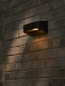 Preview: Nordlux LED Wandleuchte Marcellio Solar Schwarz Sensor 400lm 3000K warmweiß 22cm IP54 Aluminium 2618001003