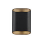 Preview: Nordlux Wandleuchte Nico 22 Round Maxi Schwarz GU10 dimmbar 23cm IP54 Metall 2618191003