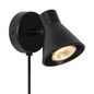 Preview: Nordlux Eik Wandleuchte schwarz GU10 schwenkbar 45761003