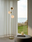Preview: Nordlux Stehlampe Lilly Messing E14 32cm Metall 48613035