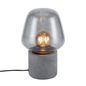 Preview: Nordlux Christina Tischleuchte Holz Tischlampe anthrazit-rauch E27 48905050