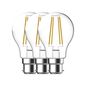 Mobile Preview: Nordlux 3er-Set LED Lampe Filament E27 7,8W 2700K warmweiss Klar 5181001323