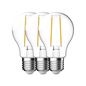 Preview: Nordlux 3er-Set LED Lampe Filament E27 4W 4000K neutralweiss Klar 5181010323