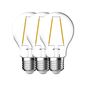 Mobile Preview: Nordlux 3er-Set LED Lampe Filament E27 7,8W 4000K neutralweiss Klar 5181011023
