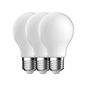 Mobile Preview: Nordlux 3er-Set LED Lampe E27 6,8W 2700K warmweiss Weiss 5181021323