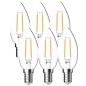 Preview: 6er-Pack Nordlux LED Kerze Filament E14 6,3W 2700K warmweiss 5283018721