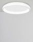 Preview: Nova Luce ALBI LED Deckenleuchte Weiß 50W Warmweiss 8,5x61cm dimmbar 8105606D