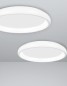 Preview: Nova Luce ALBI LED Deckenleuchte Weiß 50W Warmweiss 8,5x61cm dimmbar 8105606D