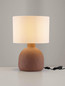 Preview: Nova Luce Tischleuchte Separe E27 Taupe Papiermaché Ø38cm 9001061