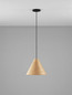 Preview: Nova Luce Pendelleuchte Elysian E27 Natur Schwarz Holz Ø30cm 9001070