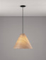 Preview: Nova Luce Pendelleuchte Elysian E27 Natur Schwarz Holz Ø45cm 9001071