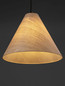 Preview: Nova Luce Pendelleuchte Elysian E27 Natur Schwarz Holz Ø45cm 9001071