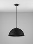 Preview: Nova Luce Pendelleuchte Talcum E27 Schwarz Papier Ø42cm 9001073