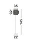 Preview: Nova Luce Stehleuchte Lito E27 Schwarz Metall Rattan 145cm 9001081