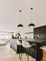 Preview: Nova Luce Pendelleuchte Sqube E27 Schwarz Gold Metall Ø35cm 9001086