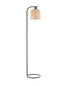 Preview: Nova Luce Stehleuchte Intra E27 Natur Schwarz Metall Bambus 160cm 9001090