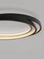 Preview: Nova Luce LED Deckenleuchte Arbor dimmbar 27W warmweiss 3000K Schwarz Metall Ø44cm 9001095