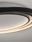Preview: Nova Luce LED Deckenleuchte Arbor dimmbar 33W warmweiss 3000K Schwarz Metall Ø54cm 9001096
