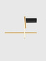 Preview: Nova Luce LED Deckenleuchte Antama dimmbar 26W warmweiss 3200K Schwarz Gold Stahl Aluminium 51x51cm 9001113
