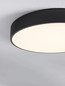 Preview: Nova Luce LED Deckenleuchte Hadon 30W warmweiss 3000K Schwarz Stahl Ø50cm 9001533