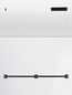 Preview: Nova Luce LED Pendelleuchte Puize dimmbar 21W warmweiss 3000K Schwarz Aluminium 80x6cm 9002050