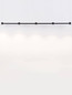 Preview: Nova Luce LED Pendelleuchte Puize dimmbar 30W warmweiss 3000K Schwarz Aluminium 156x6cm 9002052