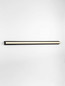 Preview: Nova Luce LED Wandleuchte Endo 26W CCT warm-/neutralweiss 3000/4000K IP44 Schwarz Aluminium 82x5,5cm 9002054