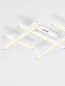Preview: Nova Luce LED Deckenleuchte Pace dimmbar 42W warmweiss 3000K Weiß Aluminium 59x41cm 9002057