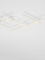 Preview: Nova Luce LED Deckenleuchte Pace dimmbar 63W warmweiss 3000K Weiß Aluminium 82x63cm 9002059