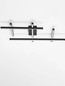 Preview: Nova Luce LED Deckenleuchte Pace dimmbar 63W warmweiss 3000K Schwarz Aluminium 82x63cm 9002060