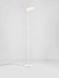 Preview: Nova Luce LED Stehleuchte Nostos dimmbar 30W warmweiss 3000K Weiß Aluminium 205cm 9002065