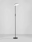 Preview: Nova Luce LED Stehleuchte Nostos dimmbar 30W warmweiss 3000K Schwarz Aluminium 205cm 9002066