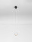 Preview: Nova Luce LED Pendelleuchte Conga 13W warmweiss 3000K Weiß Aluminium Ø10cm 9002067