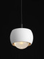 Preview: Nova Luce LED Pendelleuchte Conga 13W warmweiss 3000K Weiß Aluminium Ø10cm 9002067