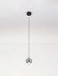 Preview: Nova Luce LED Pendelleuchte Conga 13W warmweiss 3000K Grau Aluminium Ø10cm 9002072
