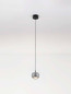 Preview: Nova Luce LED Pendelleuchte Conga 13W warmweiss 3000K Grau Aluminium Ø10cm 9002072
