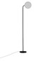 Preview: Nova Luce LED Stehleuchte Sinkro dimmbar 30W warmweiss 3000K Schwarz Stahl 174cm 9002080