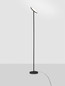 Preview: Nova Luce LED Stehleuchte Sinkro dimmbar 30W warmweiss 3000K Schwarz Stahl 181cm 9002082