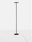 Preview: Nova Luce LED Stehleuchte Sinkro dimmbar 30W warmweiss 3000K Schwarz Stahl 181cm 9002082