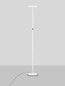 Preview: Nova Luce LED Stehleuchte Sinkro dimmbar 30W warmweiss 3000K Weiß Stahl 181cm 9002083