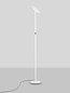 Preview: Nova Luce LED Stehleuchte Sinkro dimmbar 30W warmweiss 3000K Weiß Stahl 181cm 9002083