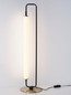 Preview: Nova Luce LED Tischleuchte Wetro 20W warmweiss 3000K Schwarz Gold Metall Ø18cm 9002084