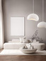 Preview: Nova Luce Pendelleuchte Aere E27 Weiß 50x40cm 9002661