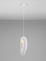 Preview: Nova Luce Pendelleuchte Tempus G9 Weiß 48x18cm 9002669