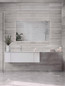 Preview: Nova Luce LED Spiegel Alda 53W neutralweiss 4000K IP44 Aluminium Spiegelglas 120x70cm 9006011